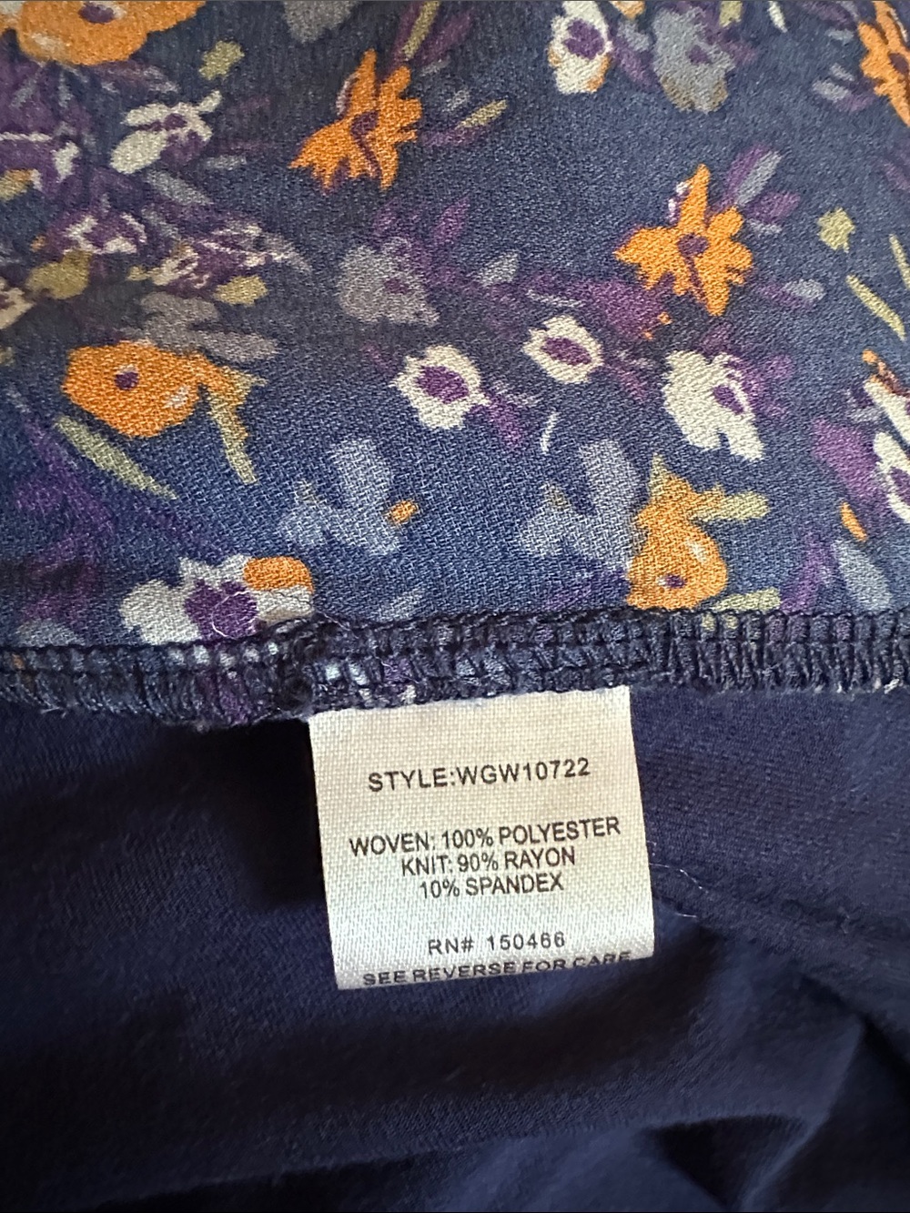 (2) Mixed media pullover tunic tops with cap sleeves: p2p 22” p2hem 24 1/2” - Picture 13 of 13